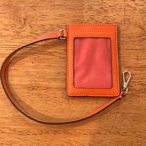 NEW Michael Kors ID Holder in Orange